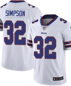 Men's Buffalo Bills #32 O. J. Simpson White 2023 F.U.S.E. Vapor Untouchable Limited Stitched Jersey