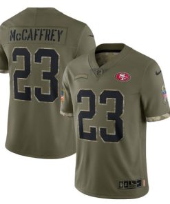 Christian McCaffrey 49ers Salute To Service Jersey