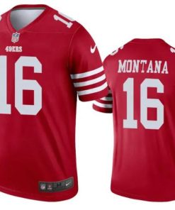 Men’s San Francisco 49ers Joe Montana Red New Vapor Untouchable Limited Stitched NFL Jersey