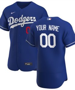 Youth Los Angeles Dodgers Customized Blue Stitched MLB Jersey
