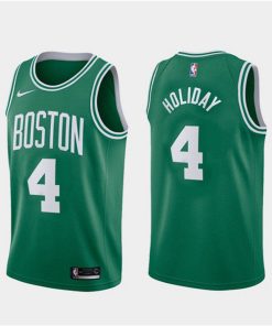Men's Boston Celtics #4 Jrue Holiday Green 2023 Association Edition Stitched Basketball Jersey