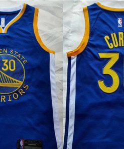 Men's Golden State Warriors #30 Stephen Curry Blue Stitched Basketball Jersey1
