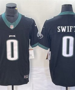 Men's Philadelphia Eagles #0 D'Andre Swift White 2023 F.U.S.E. Vapor Untouchable Limited Football Stitched Jersey