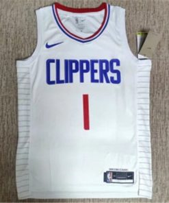 NBA Clippers 1 Harden White Nike Men Jersey