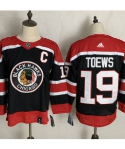NHL Blackhawks 19 Jonthan Toews  Men Jersey