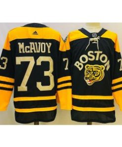 NHL Bruins 73 Charlie McAvoy Black 2022-23 Retro Men Jersey