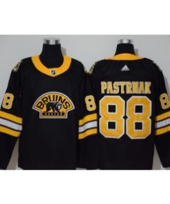 NHL Bruins 88 David Pastrnak Black 3rd Adidas Men Jersey