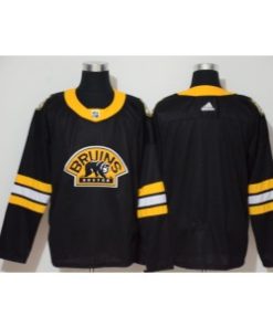 NHL Bruins Blank Black 3rd Adidas Men Jersey