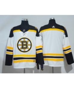 NHL Bruins White Blank Adidas Men Jersey
