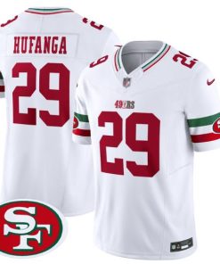 Men’s San Francisco 49ers #29 Talanoa Hufanga Mexico stitched Jersey