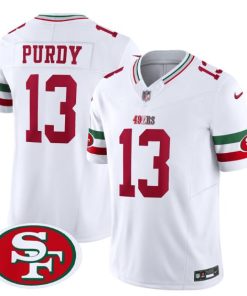 Men’s San Francisco 49ers #13 Brock Purdy Mexico stitched Jersey