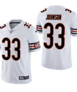 Bears 33 Jaylon Johnson White Vapor Untouchable Limited Men Jersey