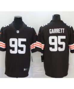 Browns 95 Myles Garrett Brown Vapor Untouchable Limited Men Jersey