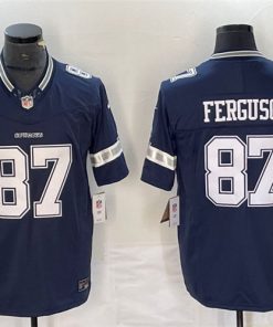 Men's Dallas Cowboys #87 Jake Ferguson Navy 2023 F.U.S.E. Vapor Untouchable Limited Football Stitched Jersey
