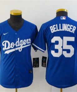 Youth Los Angeles Dodgers #35 Cody Bellinger Blue Stitched Jersey
