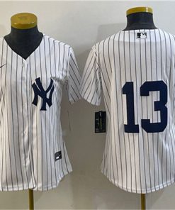 Youth New York Yankees #13 Alex Rodriguez White Cool Base Stitched Baseball Jersey