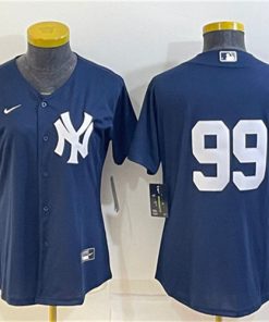 Youth New York Yankees #99 Aaron Judge Navy Stitched Baseball Jersey