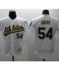 Athletics 54 Gray White Flexbase Men Jersey