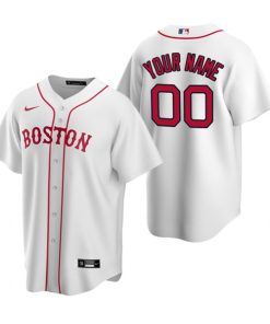 Boston Red Sox Active Player Custom White Cool Base Stitched Baseball Jersey