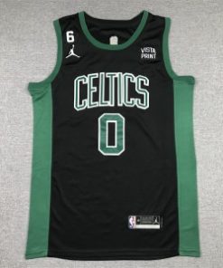 Celtic 0 Jayson Tatum Black 2022-23 Men Jersey
