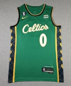 Celtic 0 Jayson Tatum Green 2022-23 Men Jersey
