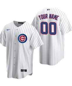 Chicago Cubs Active Player Custom White Cool Base Stitched Baseball Jersey