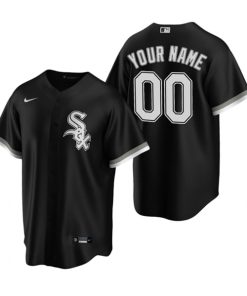 Chicago White Sox Active Player Custom Black Cool Base Stitched Baseball Jersey