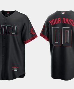 Cincinnati Reds Active Player Custom 2023 City Connect Cool Base Stitched Baseball Jersey