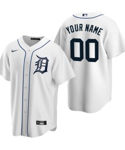 Detroit Tigers Active Player Custom White Cool Base Stitched Baseball Jersey