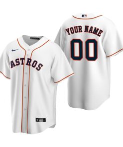 Houston Astros Active Player Custom White Cool Base Stitched Jersey