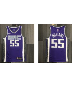 Kings 55 Jason Williams Purple Men Jersey