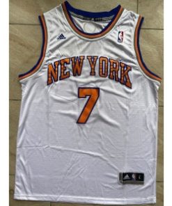 Knicks 7 Carmelo Anthony White Men Jersey