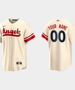 Los Angeles Angels Active Player Custom 2022 Cream City Connect Cool Base Stitched Jersey
