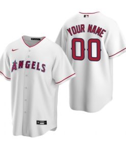 Los Angeles Angels Active Player Custom White Cool Base Stitched Jersey