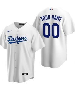 Los Angeles Dodgers Active Player Custom White Cool Base Stitched Baseball Jersey