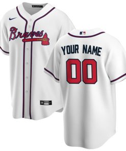 Men's Atlanta Braves ACTIVE PLAYER Custom MLB Stitched Jersey