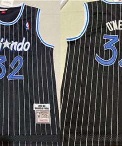 Men's Orlando Magic #32 Shaquille O'Neal Black Stitched Jersey