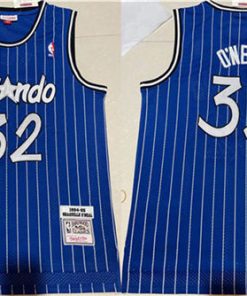 Men's Orlando Magic #32 Shaquille O'Neal Blue Stitched Jersey