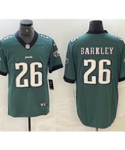 Men's Philadelphia Eagles #26 Saquon Barkley Green Vapor Untouchable Limited Stitched Football Stitched Jersey