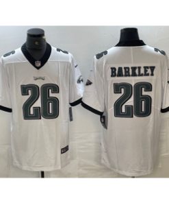Men's Philadelphia Eagles #26 Saquon Barkley White Vapor Untouchable Limited Football Stitched Jersey