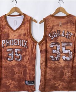 Men's Phoenix Suns #35 Kevin Durant Orange 2023 Select Series Stitched Basketball Jersey