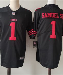 Men's San Francisco 49ers #1 Deebo Samuel Black Vapor Untouchable Limited Football Stitched Jersey