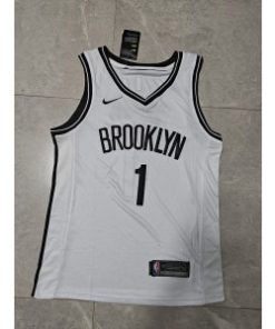 Nets 1 Bridges White Men Jersey