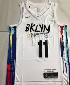 Nets 11 Irving White Men Jersey