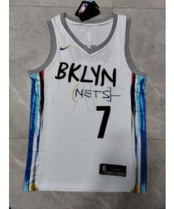 Nets 7 Kevin Durant White 2022-23 New Men Jersey