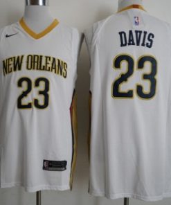 Pelicans 23 Anthony Davis White Men Jersey