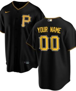 Pittsburgh Pirates Active Player Custom Black Cool Base Stitched Baseball Jersey