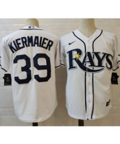 Rays 39 Kevin Kiermaier White Cool Base Men Jersey