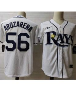 Rays 56 Randy Arozarena White Cool Base Men Jersey