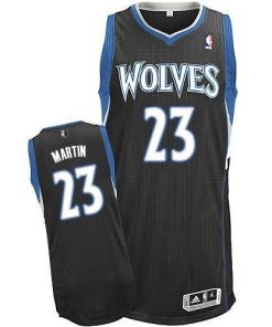 Revolution 30 Timberwolves #23 Kevin Martin Black Stitched NBA Jersey